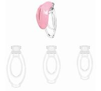 Hdynasty Jaula de Protección Invisible para Hombres con 3 Clips de Soporte Curvos (Rosa)