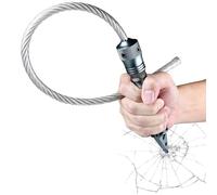 Hdynasty Martillo de seguridad multifuncional para automóviles, látigo portátil de acero, adecuado para correr, hacer ejercicio y entrenamiento de musculación