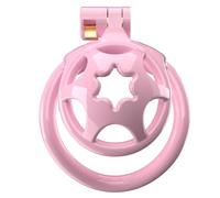 Hdynasty Mini Jaula Convexa de Resina, Ligera, con 5 Anillos de retención (Anillos Planos, WX-2P)