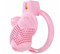 Hdynasty Nuevo Cuerpo Deportivo de Hombre Jaula de Resina Hueca, diseño único, con 6 mosquetones fijos (Rosa, 17-2)