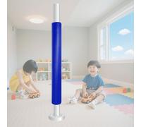HDYZJQ Acolchado De Espuma Plegable/Colchoneta Antichoque para Postes De Sótano/Patio De Recreo, Almohadillas para Columnas, Cubiertas Protectoras para Tuberías Redondas(Blue,Dia 3 1/2in (8.9cm))