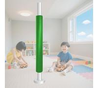 HDYZJQ Acolchado De Espuma Plegable/Colchoneta Antichoque para Postes De Sótano/Patio De Recreo, Almohadillas para Columnas, Cubiertas Protectoras para Tuberías Redondas(Green,Dia 3 1/2in (8.9cm))