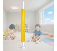 HDYZJQ Acolchado De Espuma Plegable/Colchoneta Antichoque para Postes De Sótano/Patio De Recreo, Almohadillas para Columnas, Cubiertas Protectoras para Tuberías Redondas(Yellow,Dia 11 1/2in (29.2cm))