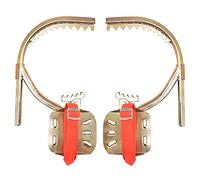 HDYZJQ crampones de árboles Equipo para Trepar Árboles para Recoger Cocos, Hebilla De Pie para Poste De Madera/Zapatos De Hierro, Estribo De Pie para Escalar De Electricista(400mm (15.7"))