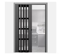 HDYZJQ Puertas Plegables Puertas Divisorias Interiores Tipo Acordeón, Puerta Corrediza Plegable De Granero para Ducha, Dormitorio Y Lavadero, Puerta Divisoria Retráctil(45x80in(114.3x203cm))
