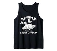 He aquí el Cordero de Dios Agnus Dei Camiseta sin Mangas