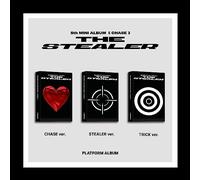 HE BOYZ CHASE The Stealer 5th Mini Álbum Plataforma Versión Chase Case+1p Tipo QR Mini Tarjeta + 1p Selfie PhotoCard + 11p Official PhotoCard + Tracking Sellado