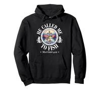 He Called Me to Fish Christian Bass Fishing Matthew 4:19 Sudadera con Capucha