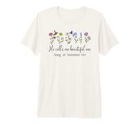 He Calls Me Beautiful One Song of Solomon 2:10 Bible Verse Camiseta Premium