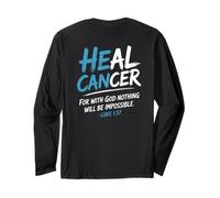 He Can Heal Cancer Prostate Cancer God Christian Bible Verse Manga Larga
