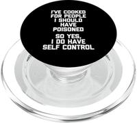 He cocinado para la Gente Que debería Haber envenenado... Comida Divertida PopSockets PopGrip para MagSafe