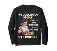 He cocinado para personas que debería haber envenenado, así que sí lo hago Manga Larga