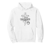 He decidido Cristiano con fe Bautista Cruzada Sudadera con Capucha