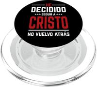He Decidido Seguir A Cristo No Vuelvo Atras PopSockets PopGrip para MagSafe
