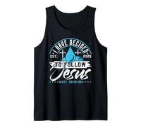 He decidido Seguir a Jesús Camisa 2025 bautizado Camiseta sin Mangas