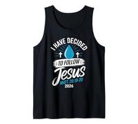 He decidido Seguir a Jesús Camisa 2026 bautizado Camiseta sin Mangas