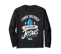 He decidido Seguir a Jesús Camisa 2026 bautizado Manga Larga