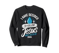 He decidido Seguir a Jesús Camisa 2026 bautizado Sudadera