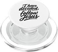 He decidido Seguir la fe Cristiana de Jesús PopSockets PopGrip para MagSafe
