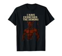 He ejercitado los Demonios Juego de Palabras Divertido - i Exorcized Demons Camiseta