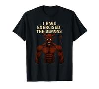 He ejercitado los Demonios Juego de Palabras Divertido - i Exorcized Demons Camiseta