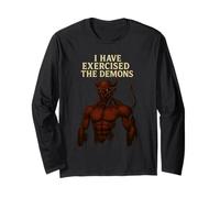 He ejercitado los Demonios Juego de Palabras Divertido - i Exorcized Demons Manga Larga