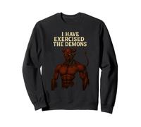 He ejercitado los Demonios Juego de Palabras Divertido - i Exorcized Demons Sudadera