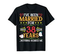 He Estado Casado por 38 años Nada me Asusta 1988 2026 Camiseta gráfica económica