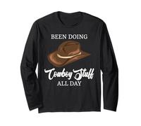 He Estado Haciendo Cosas de Vaquero Todo el día Vaquero Divertido Manga Larga