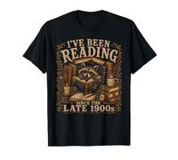 He Estado Leyendo Desde Finales de 1900 Amantes de los Libros de Mapache Camiseta
