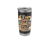 He estado leyendo desde finales de 1900 amantes de los libros Vintage Vaso térmico de acero inoxidable de doble pared