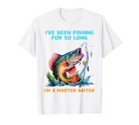 He Estado pescando Durante Tanto Tiempo Soy un Maestro Pescador de Moscas Camiseta gráfica económica, Hombre, Blanco, S