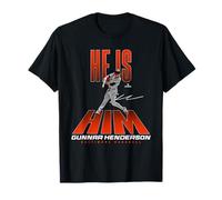 He is Him Gunnar Henderson Baltimore Baseball MLBPA Camiseta