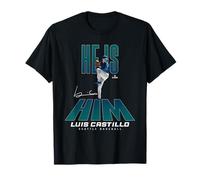 He is Him Luis Castillo Seattle Baseball MLBPA Camiseta