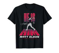He is Him Matt Olson Atlanta Baseball MLBPA Camiseta