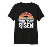 He Is Risen Camiseta Premium