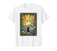 He Is Risen Vitral Tumba Vacía Pascua Religiosa Camiseta