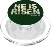 He is Risen - Watercolor Passover Easter Cross of Jesus PopSockets PopGrip para MagSafe