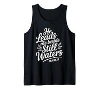 He Leads Me Beside Still Waters Camiseta sin Mangas