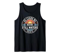 He Leads Me Beside Still Waters Camiseta sin Mangas