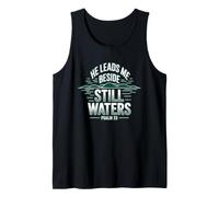 He Leads Me Beside Still Waters Camiseta sin Mangas