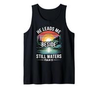 He Leads Me Beside Still Waters Camiseta sin Mangas