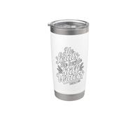 He Leads Me Beside Still Waters Vaso térmico de acero inoxidable de doble pared