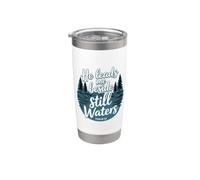 He Leads Me Beside Still Waters Vaso térmico de acero inoxidable de doble pared