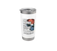 He Leads Me Beside Still Waters Vaso térmico de acero inoxidable de doble pared