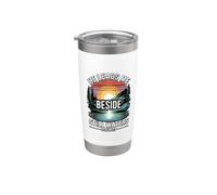 He Leads Me Beside Still Waters Vaso térmico de acero inoxidable de doble pared