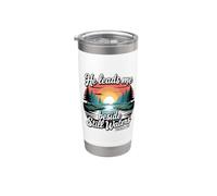 He Leads Me Beside Still Waters Vaso térmico de acero inoxidable de doble pared