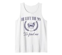He Left The 99 To Find Me Christianity Camiseta sin Mangas