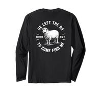 He Left The 99 To Find Me Matthew 18:12-14 Bible Verse Manga Larga