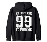He Left The 99 To Find Me Matthew 18:12-14 Bible Verse Sudadera con Capucha